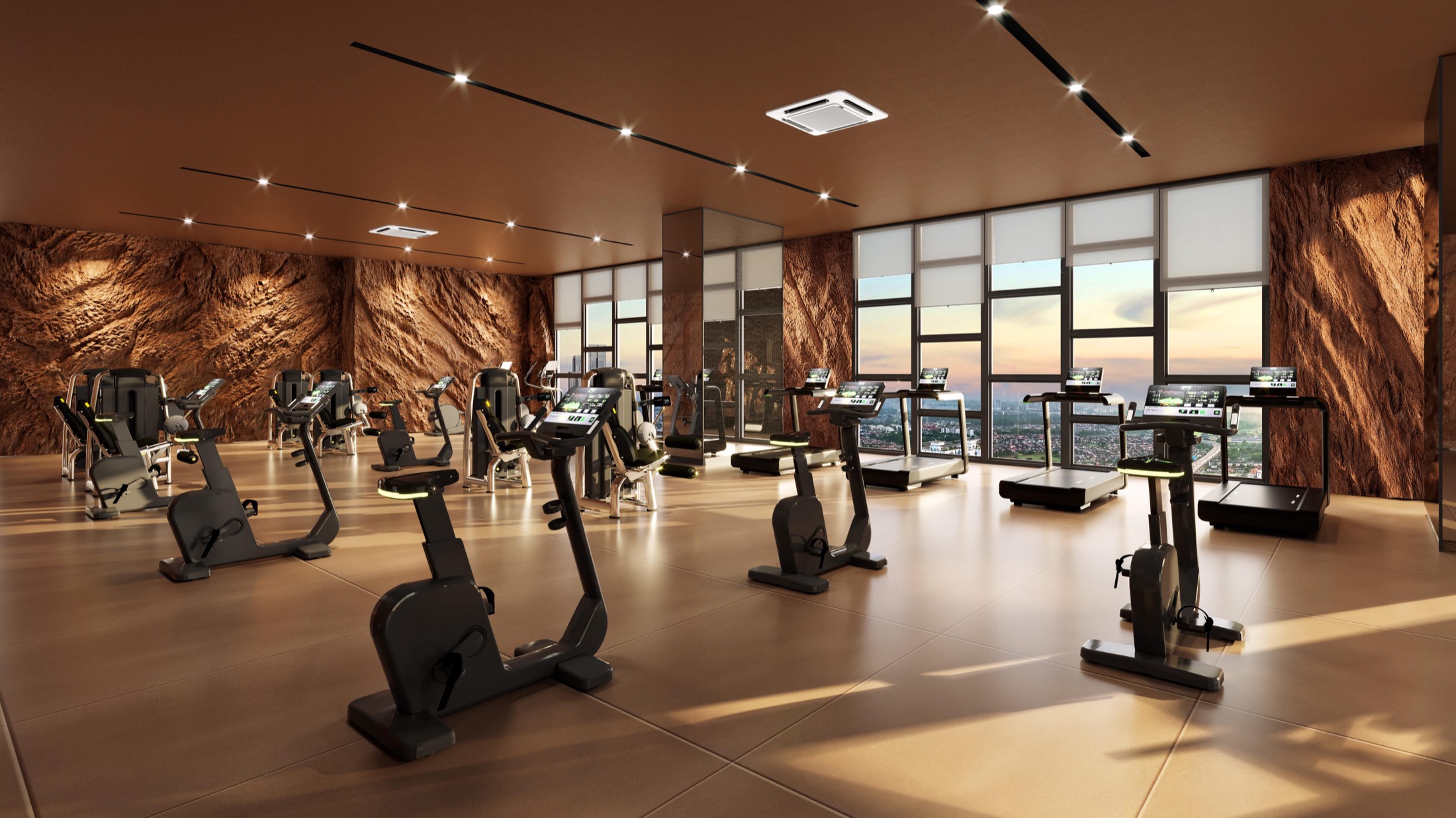 Fitness Studio at Causewayz Square — artist's impression