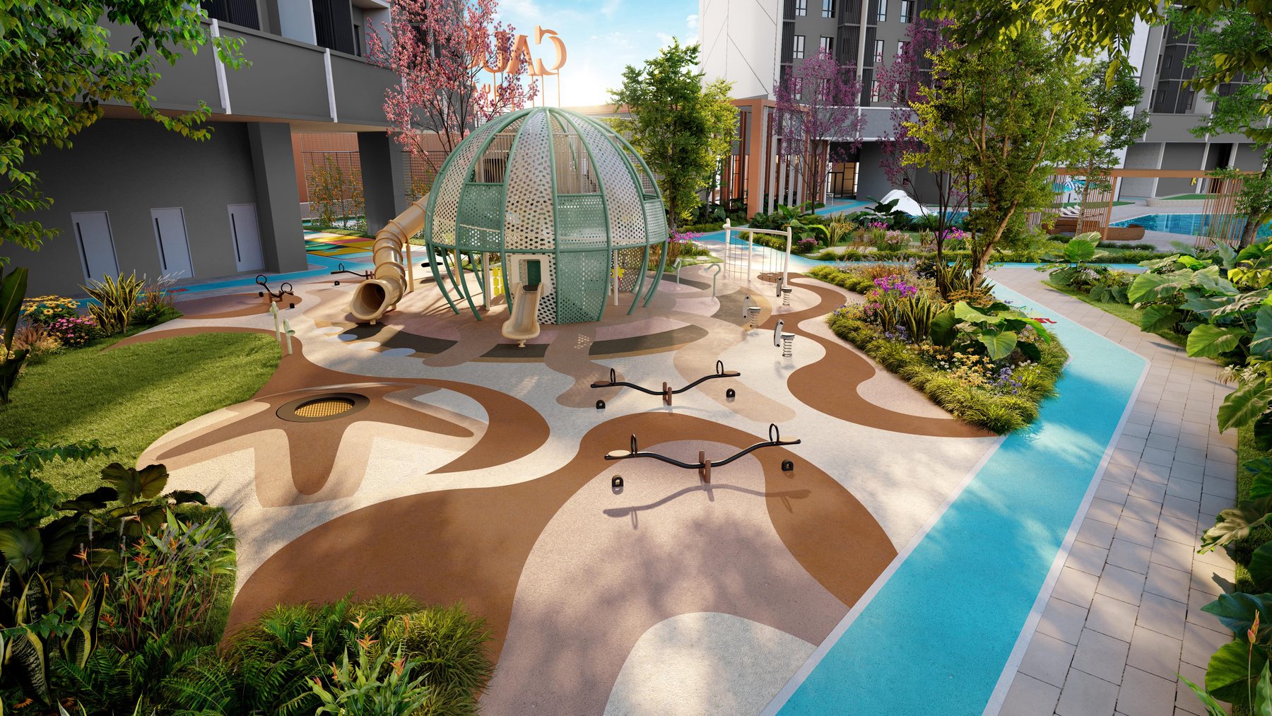 Children's Playground at Causewayz Square — artist's impression